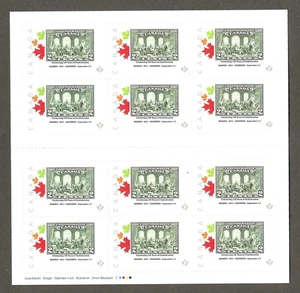 Canada picture postage 2012 BNAPS- Caltapex Picture postage booklet of 12 [160 - Picture 1 of 2