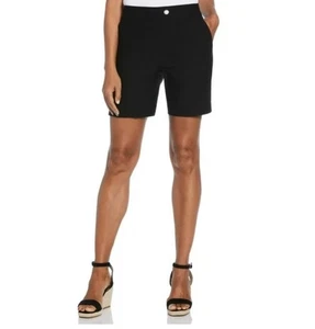 Pantalones Cortos RAFAELLA Damas Talla 8 Negros Funcionales Bolsillos NUEVO - Imagen 1 de 5