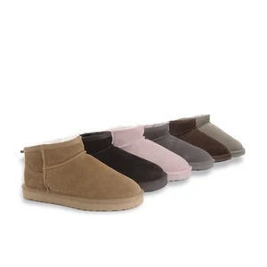 AUS WOOLI Australia Women's Airlie Sheepskin Classic Ultra Mini Boots - Picture 1 of 26