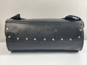 Rawna Large Leather Cylinder / Drum Motorbike Bag - Picture 1 of 9