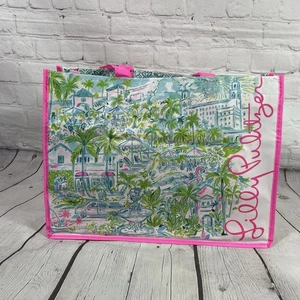 Lilly Pulitzer West Palm Beach The Breakers Reusable Shopping Bag/Tote - Picture 1 of 7