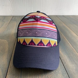Lady’s Fit Colorful Aztec Geometric Adjustable Snapback Truckers Hat OSFM (HT1) - Picture 1 of 7