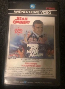 Never Say Never Again James bond Sean connery vhs Original Video Shop Hire - Picture 1 of 3