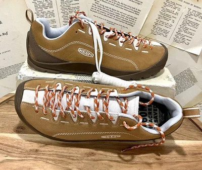 Free People Keen Jasper Sneaker Suede Hiking Chipmunk /Birch Gold Tan 40/9.5 NEW - Image 1 of 4