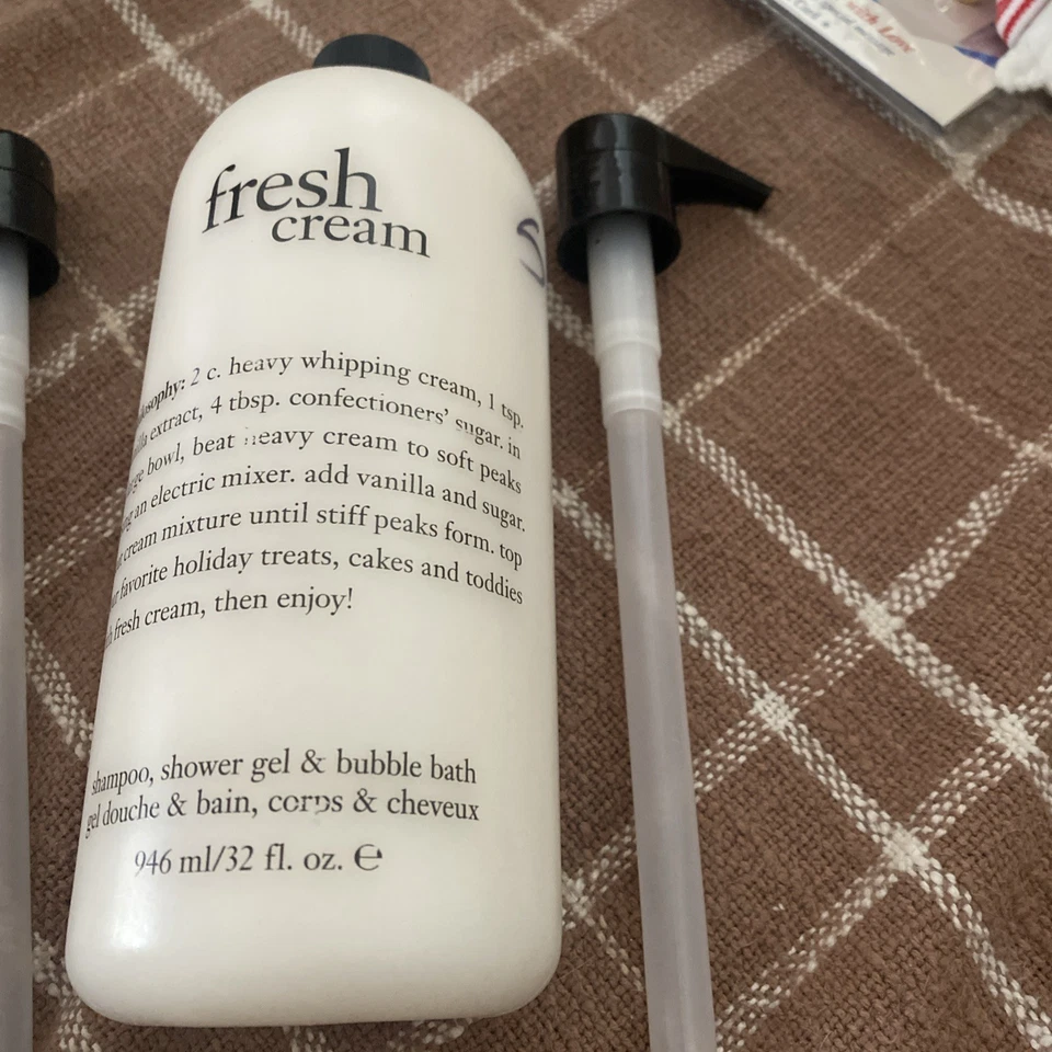 PHILOSOPHY FRESH CREAM Big 32oz SHAMPOO, DUSCHGEL & SCHAUMBAD Neu Pumpe - Bild 1 von 1