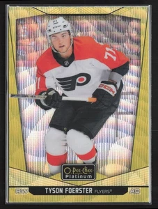 2024-25 O-Pee-Chee Platinum #86 Tyson Foerster Neon Yellow Surge - Picture 1 of 2