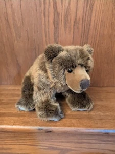 FAO Schwarz Realistic Brown Grizzly Bear 14” Plush Stuffed Animal - Toys R Us - Picture 1 of 12