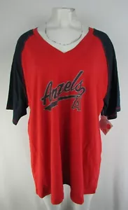T-shirt donna Los Angeles Angels MLB merce originale taglie forti - Foto 1 di 5