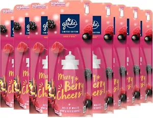 Glade Sense & Spray Air Freshener Refills Merry Berry Cheers Fragrance (8x 18ml) - Picture 1 of 8