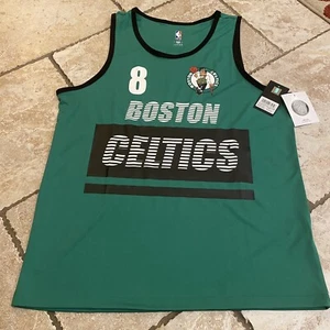 BOSTON CELTICS KEMBA WALKER #8 FANATICS BLK/GREEN FASTBREAK JERSEY MENS SZ L NWT - Picture 1 of 6