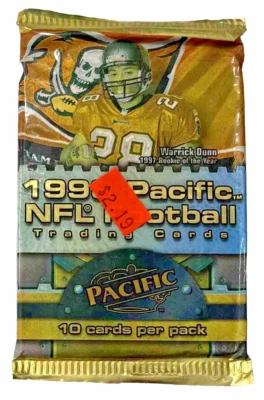 1998 Pacific NFL Football Pack, Factory Sealed, (B90) - Image 1 of 2