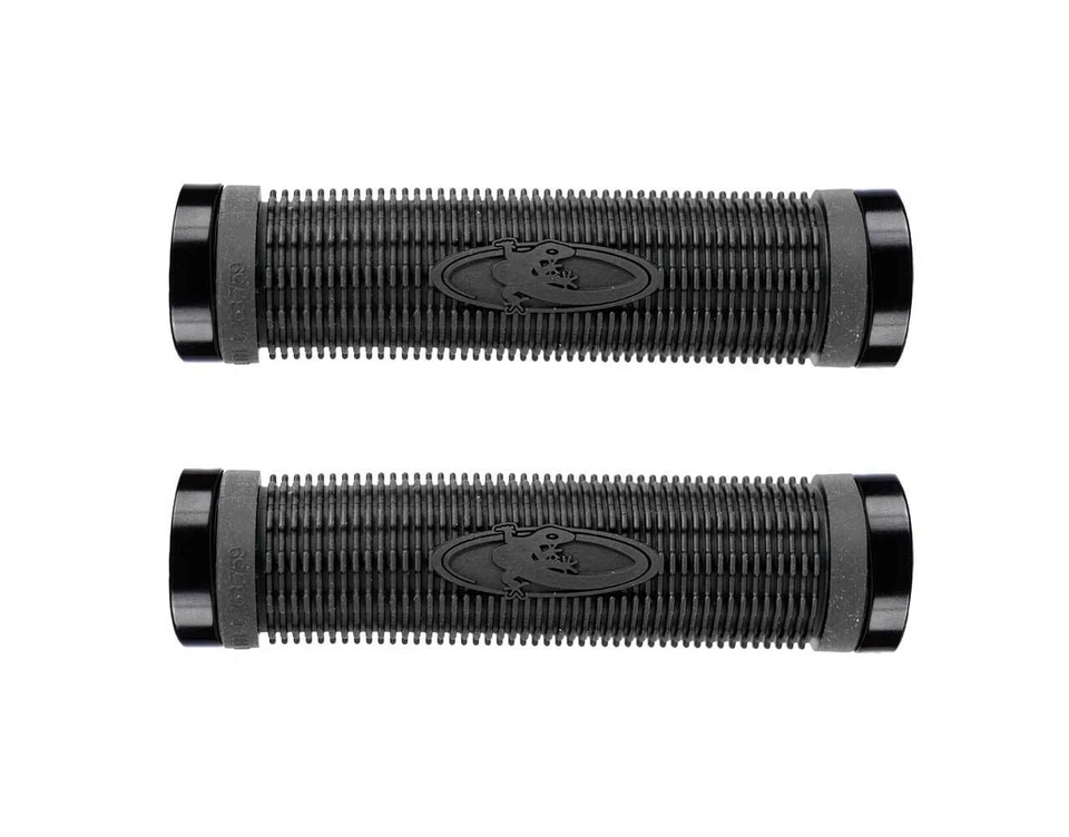 Lizard Skins Charger Lock On MTB Handlebar Grips - Black - Image 1 of 1