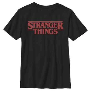 Stranger Things Graphic Logo T-Shirt Netflix Size XXL Black Brand New - Picture 1 of 5