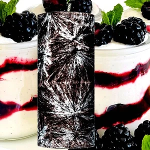 Black Raspberry Vanilla Scented Pillar Candle Choose Colour/Size Hand Crafted - Picture 1 of 26