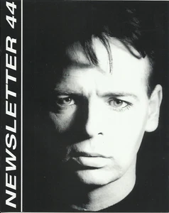 GARY NUMAN newsletter 44 GARY NUMAN FAN CLUB ISSUE - 12 Pages - Picture 1 of 3