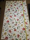 Schumacher "ANEMONE" Fabric Screen Print remnant 44.5 X 76.5 Inches Cotton As-Is