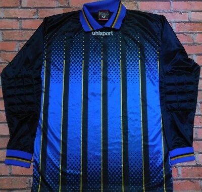 UHLSPORT MAGLIA SHIRT CALCIO PORTIERE NOLEL VINTAGE MADE IN ROMANIA (079) tg 6/7 - Immagine 1 di 2