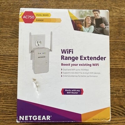 Netgear EX3110 AC750 WiFi Wall Plug Range Extender and Signal Booster - Image 1 of 4