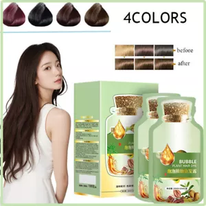 Tinte para el cabello de plantas naturales nuevo_tinte botánico para el cabello burbuja 20 ml - champú - Imagen 1 de 20