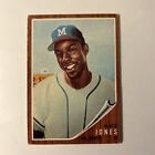 1962 Topps Baseball Mack Jones Milwaukee Braves Card #186