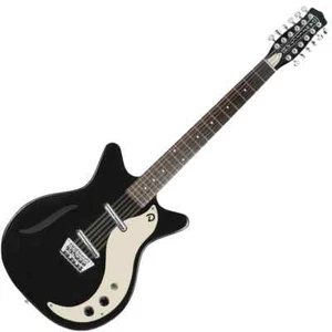 Danelectro Vintage 12 String Guitar ~ Gloss Black - Picture 1 of 1