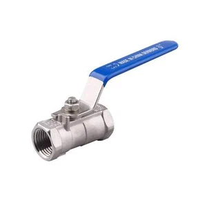 Válvula de bola M&S ON/OFF 316 acero inoxidable 3⁄4"" azul WOG 1000 - Imagen 1 de 6