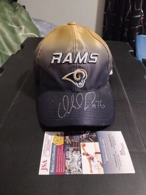 Orlando Pace Signed St. Louis Rams Reebok Hat NFL HOF Football Vintage  - Image 1 of 3