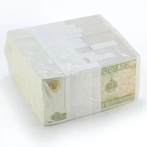 Mongolia 1 togrog 1000 Notes UNC Banknotes Bundle Brick 2008 - Picture 1 of 2