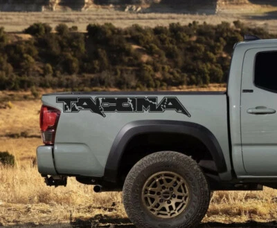 Calcomanías de vinilo a rayas para platón lateral Toyota Tacoma 2016-2022 Foto 1 de 4