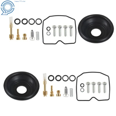 2 Carburetor repair kit plunger diaphragm For Kawasaki 454 LTD EN450A 1985-1990 - Image 1 of 4