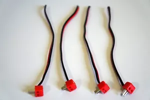 4 x Blaupunkt Becker Mini Din Plug Connectors With Cables For Classic Radios - Foto 1 di 7