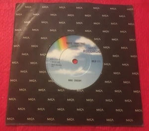 Bing Crosby "White Christmas & God Rest Ye Merry Gentlemen" 7" 45RPM Single VG - Picture 1 of 4