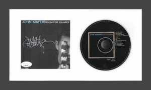 JOHN MAYER AUTÓGRAFO FIRMADO SALA PARA CUADRADOS #D/2000 PANTALLA DE CD ENMARCADA - CERTIFICADO DE AUTENTICIDAD JSA - Imagen 1 de 2