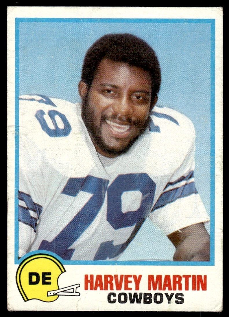 1978 TOPPS HOLSUM HARVEY MARTIN DALLAS COWBOYS #7