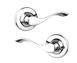 Cerradura de puerta de paso Balboa Kwikset 200BL-26 6AL ECS V1, cromo pulido, ENVÍO RÁPIDO - Imagen 1 de 7