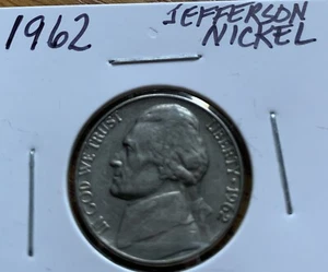 Jefferson Nickel 1962 - Imagen 1 de 5