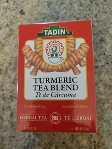 Herbal Tea Blend Turmeric Energy Immune System Booster 24 Bags Exp 03 2025 New - Picture 1 of 6