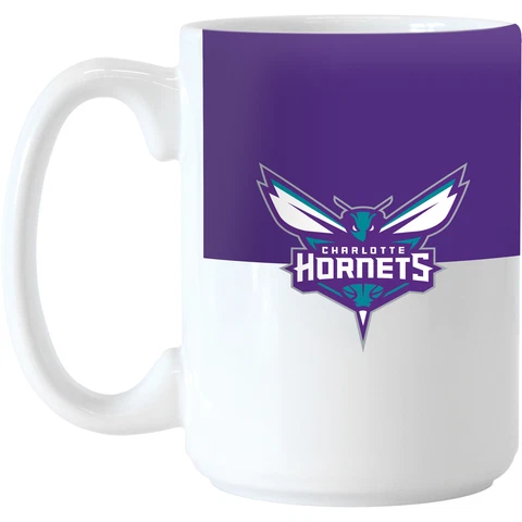 Charlotte Hornets 15oz. Colorblock Mug Cover