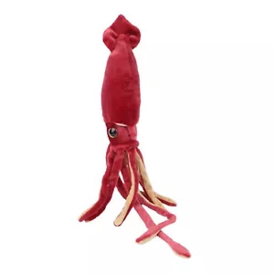 25" Giant Squid Stuffed Animal Plush Toy Red Stuffed Sea Animal Toy Pillow - Picture 1 of 10