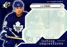 2003-04 SPx #125 Tie Domi