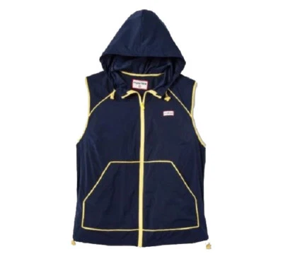 Chaleco cortavientos Hunter For Target para mujer azul marino con capucha 1X Foto 1 de 3