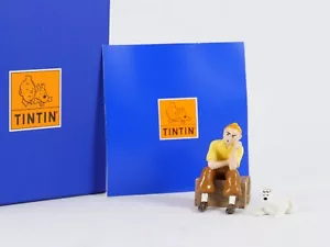Hergé Moulinsart Plomb générique n° 46904 TINTIN sur une caisse de 1998 - Foto 1 di 15