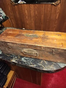 Antique Craftsman No 2A Pipe Threader Tool W/Original Wooden Box USA - Picture 1 of 6