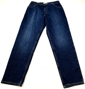 Neu mit Etikett Levi Strausse Misses lockere Passform Damengröße 16 kurze Denimjeans blau Camp - Bild 1 von 13