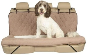 PetSafe 62454 Solvit Large Washable Brown Car Cuddler Dog Bed Bench Seat Cover - Picture 1 of 7