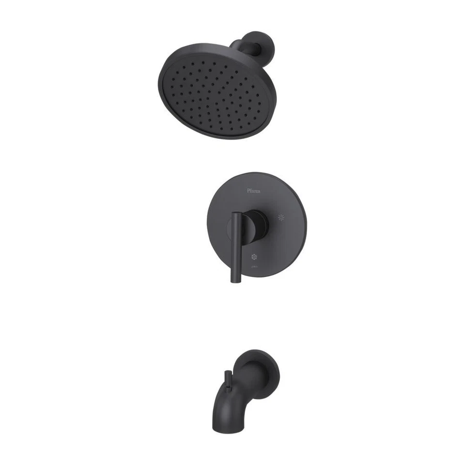 ​Pfister LG89-8NCB Contempra Tub/Shower Faucet Trim Kit, Matte Black *Less Valve - Image 1 of 1