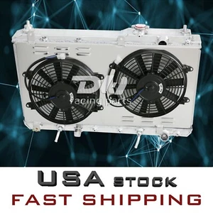 Aluminum Radiator+Shroud +10''Fans For 1997-2001 Honda CRV CR-V LX SE EX 2.0L L4 - Picture 1 of 12