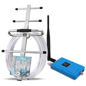 3G GSM 850MHz 60dB Cell Phone Signal Booster Repeater Amplifier + 2 Antenna Kit