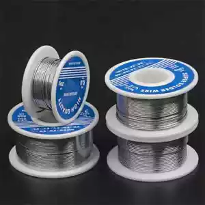 Alambre de soldadura activo tiene núcleo de colofonia que contiene plomo 0,8-1 mm alambre de soldadura para el hogar - Imagen 1 de 16