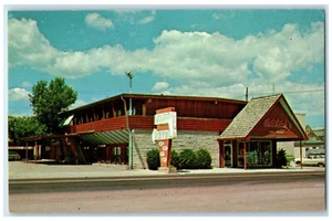 c1950's The Downtowner Motel Whitefish Montana MT Vintage Unposted Postcard - Picture 1 of 2